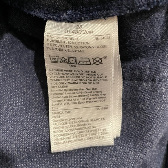 Gap Blue Velvet/Velour Pants - Picture 8 of 10